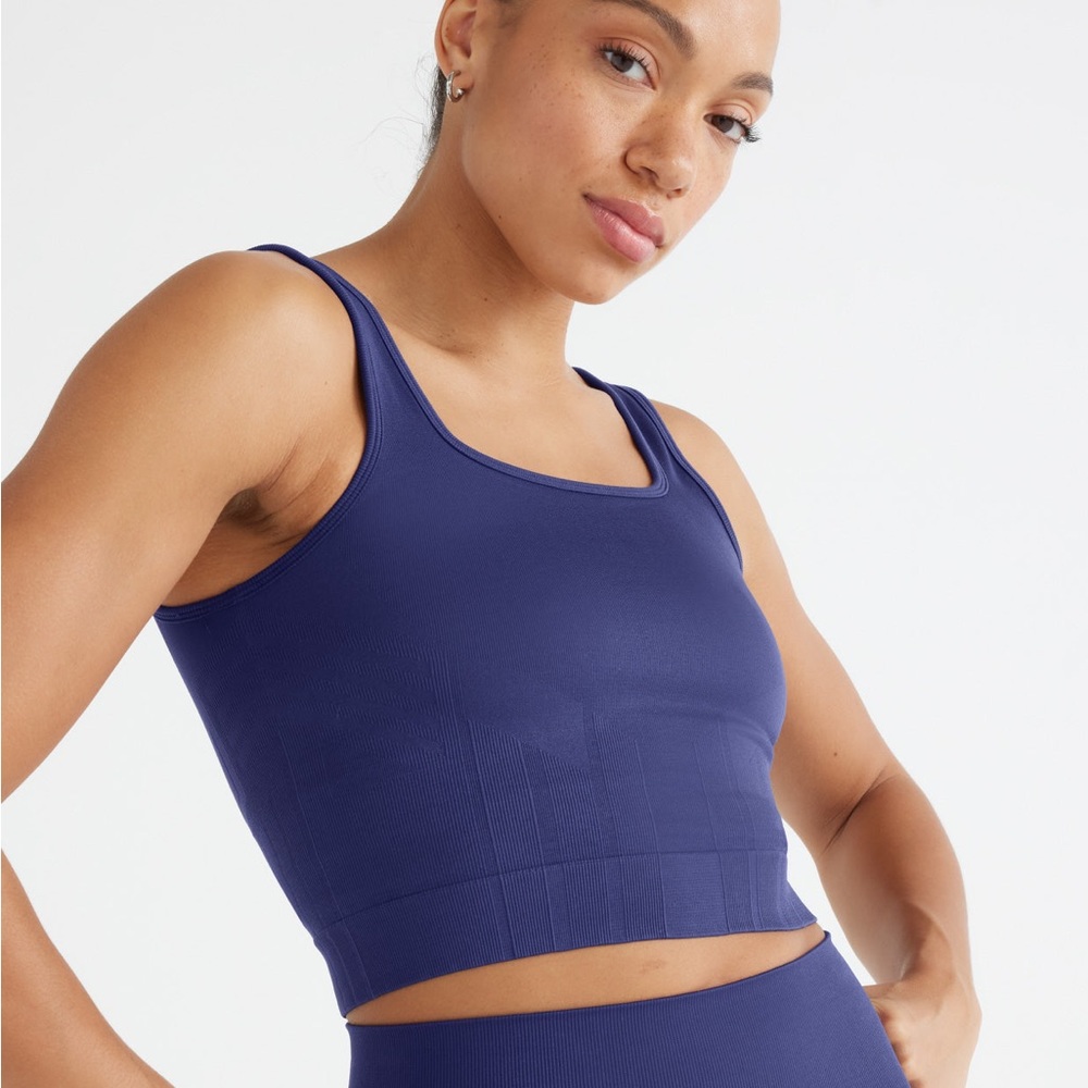 Knix - Seamless Tank - "Good to Go" Style - Moody Blue